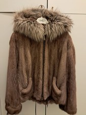 PELZJACKE NERZ KAPUZE JACKE