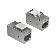 Cat.6A Keystone Einbauadapter Verbindungskupplung RJ45 Buchse/Buchse Slim UAE