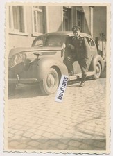 Foto Wehrmacht  Pkw Notek Tarnscheinwerfer Soldat 2.WK  (41n)