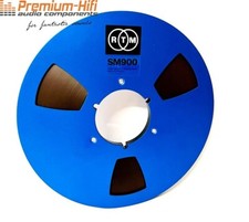 RTM Tonband SM900 auf Aluspule in blau, 3-Loch