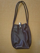 Lupo Echt Leder Handtasche, Magnet Druckverschluß, guter Zustand