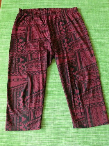 Leggings damen bordeaux - 7/8,
