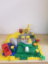 (D30)  Lego Duplo Zoo 3D Platte  90er Vintage Retro