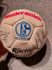 Autogrammball Schalke Ractiv Müllermilch mit original Unterschriften