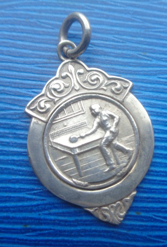 Silber tischtennis medaille - silber,