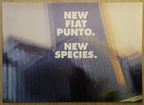Fiat punto range - prospekt, 1999
