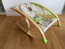 Roba Babywippe Holzwippe ROBA hellgrün Formholz