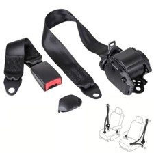 3 Punkt 340cm Automatikgurt Sicherheitsgurt Universal Beckengurt Gurtlasche