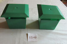 2 Schneckenfallen von SD, grün, neuwertig, mit Deckel