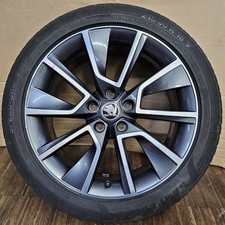 1 original Skoda Karoq Alufelge 7x18 ET45 Braga 57A601025L 57A601025D