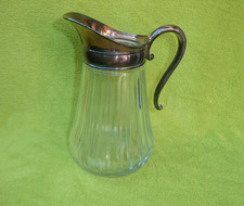 Alte Glas Karaffe Saftkrug