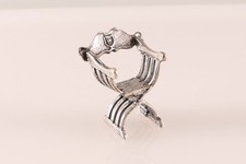 Silberfigur Miniatur Stuhl