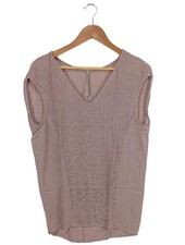 TRANSIT PAR-SUCH ärmellose Bluse Damen Bluse Gr. DE 36 wollweiß Casual-Look