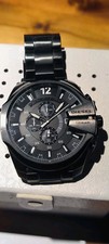 Diesel Herren Armbanduhr DZ4283 Chronograph Edelstahl schwarz – original mit Box
