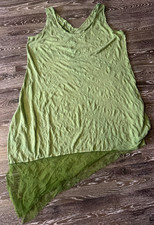 Barbara Speer Top Tunika Kleid in grün Gr.EG