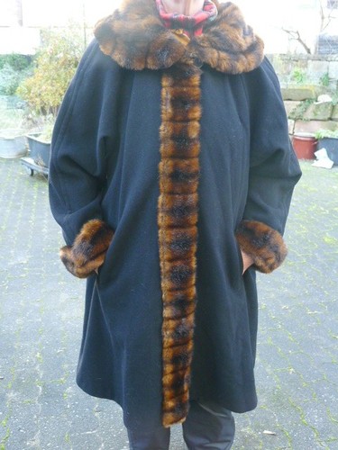 Damen wollmantel mit - damen,
