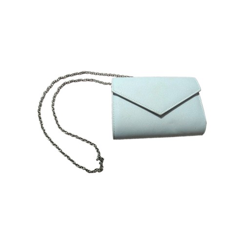 Damen clutch weiß glitzer - weiß,