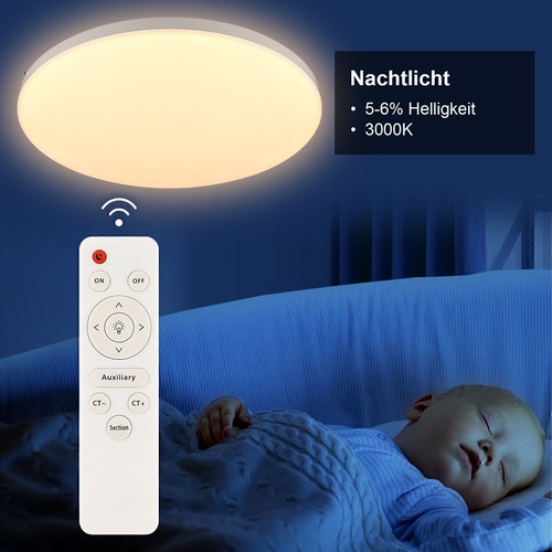 36w led deckenleuchte dimmbar - 36w,