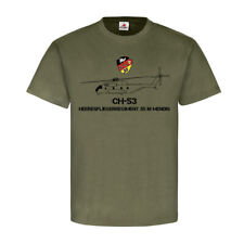 Heeresfliegerregiment 35 Mendig HflgRgt BW Wappen Abzeichen CH53 T-shirt #19510