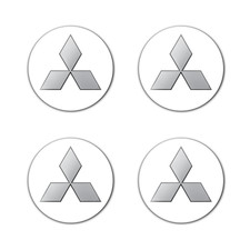 Mitsubishi Emblem Aufkleber Auto Radkappen Nabendeckel 4stu Felgenaufkleber Gel