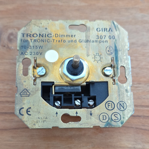 Gira tronic dimmer 307 - gira,