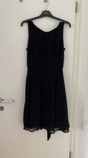 Schwarzes Kleid 36 Chiffon