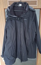 Damen-Jacke 3in1 Gr. 56 schwarz von Jack Wolfskin