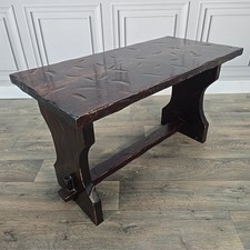 Vintage geschnitzte bank - vintage,