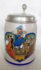 ALT Humpen Bierkrug Jugendstil