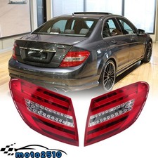 1 Paar Rückleuchten Rücklicht LED Für Mercedes Benz W204 2011-2012 2013 2014