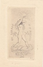 Exlibris Bookplate Radierung