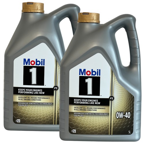 2x5 liter mobil 0w 40 - liter,
