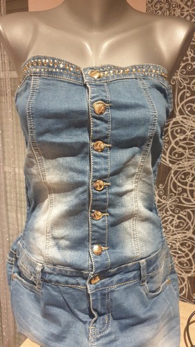 Sexy jeans overall jumsuit - sexy,