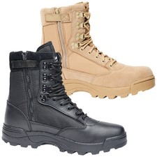 Brandit Tactical Zipper Boots Outdoor Stiefel Einsatzstiefel Kampfstiefel mit RV