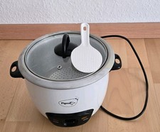 Reiskocher Dampfgarer Warmhaltefunktion 1 Liter 400W mit Löffel und Messbecher