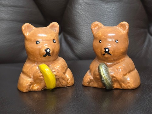 Keramik bären figuren - 2x,