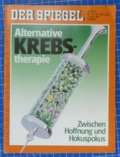 DER SPIEGEL 01.04.1991 Heft Nr.14 Alternative Krebstherapie B-19763