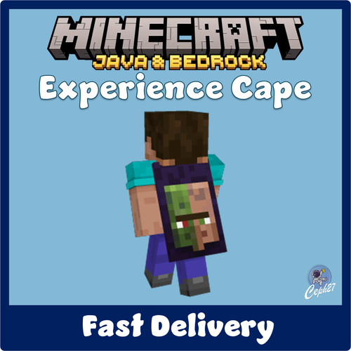 Minecraft experience cape - minecraft,