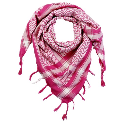 Palituch pink weiß - kufiya, plo