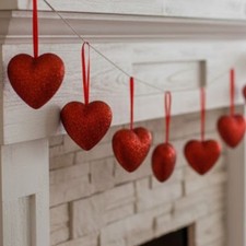 6 Stck. Schaumstoff Herz