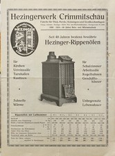 ORIGINAL HEZINGER Werbemittel von 1929 gut erhalten