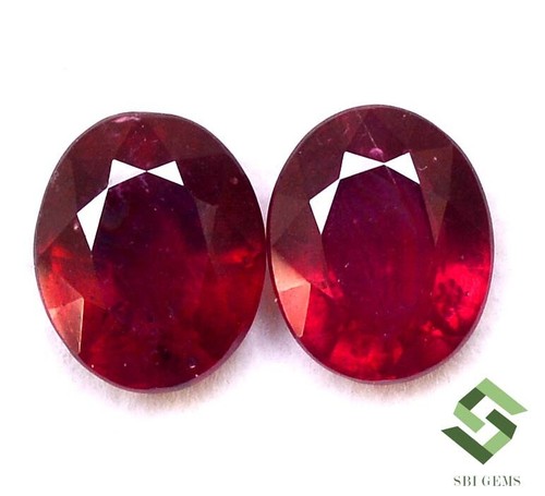 11x9 natürliche rubin oval - 11x9,