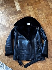 stradivarius kunstlederjacke s