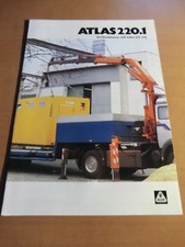 Prospekt ATLAS Weyhausen Ladekran 220.1 Ausgabe 1998