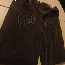 Jeans-Shorts mit Patch-Details – Unisex 