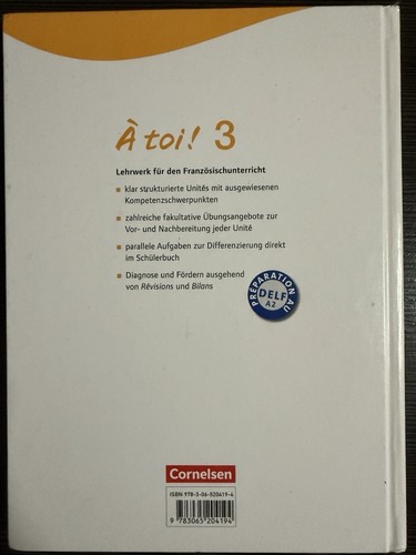 Toi lehrwerk für den - À,