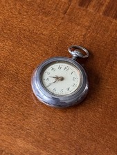 Alte kleine antike Taschenuhr Damen Silber 800 um 1920!
