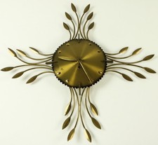 Atlanta wand uhr messing - wand,