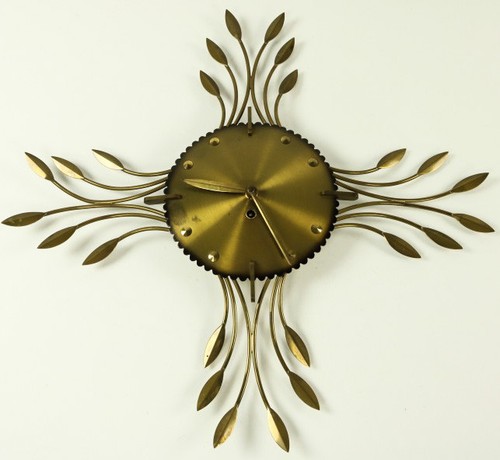 Atlanta wand uhr - wand, messing