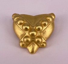 Vintage YUTA PASCH Brosche, vergoldet (S 6051)